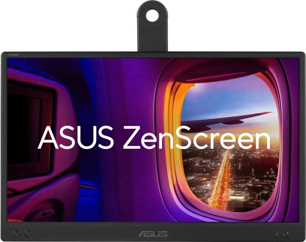 Monitor portativ Asus ZenScreen MB166CR, 15.6", IPS, FHD, USB Type-C, i zi