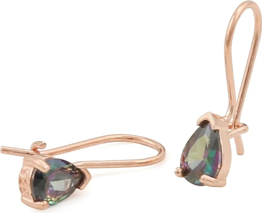 Vathë argjendi Jumeon, ngjyrë rozë ari dhe vjollcë, 10118MİSTİK