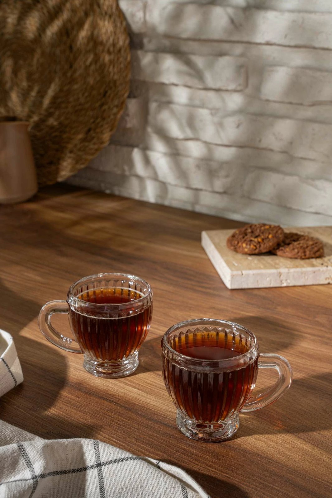 Set filxhanash kafeje prej qelqi, 6 copë, Hermia Concept, CP9115GCL