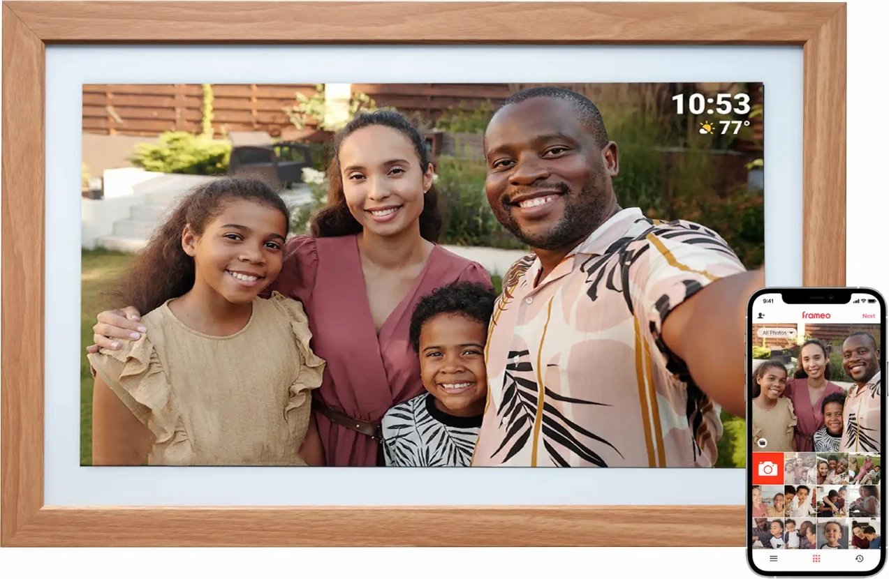 Kornizë digjitale Denver Frameo PFF-2162LW, 21.5", Full HD, 16 GB, kafe e çelët