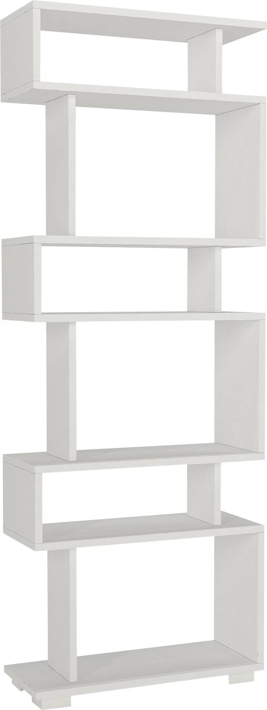 Raft librash Hanah Home, Blok, i bardhë