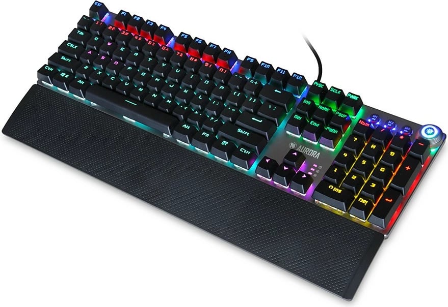 Tastierë mekanike gaming iBOX Aurora K-3 me ndriçim RGB, e zezë Tastierë mekanike gaming iBOX Aurora K-3 me ndriçim RGB, e zezë