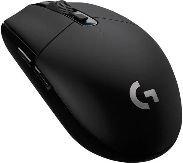 Maus Logitech G305 (910-005282) wireless LIGHTSPEED HERO 12,000 DPI 6 butona, e zezë