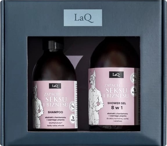 Set xhel dushi dhe shampon për meshkuj LaQ Doberman 500ml + 300ml Set xhel dushi dhe shampon për meshkuj LaQ Doberman 500ml + 300ml