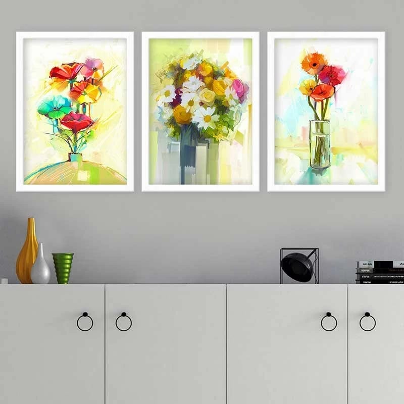 Pikturë dekorative me kornizë (3 copë), Wallity, 3BC_286091544_3545