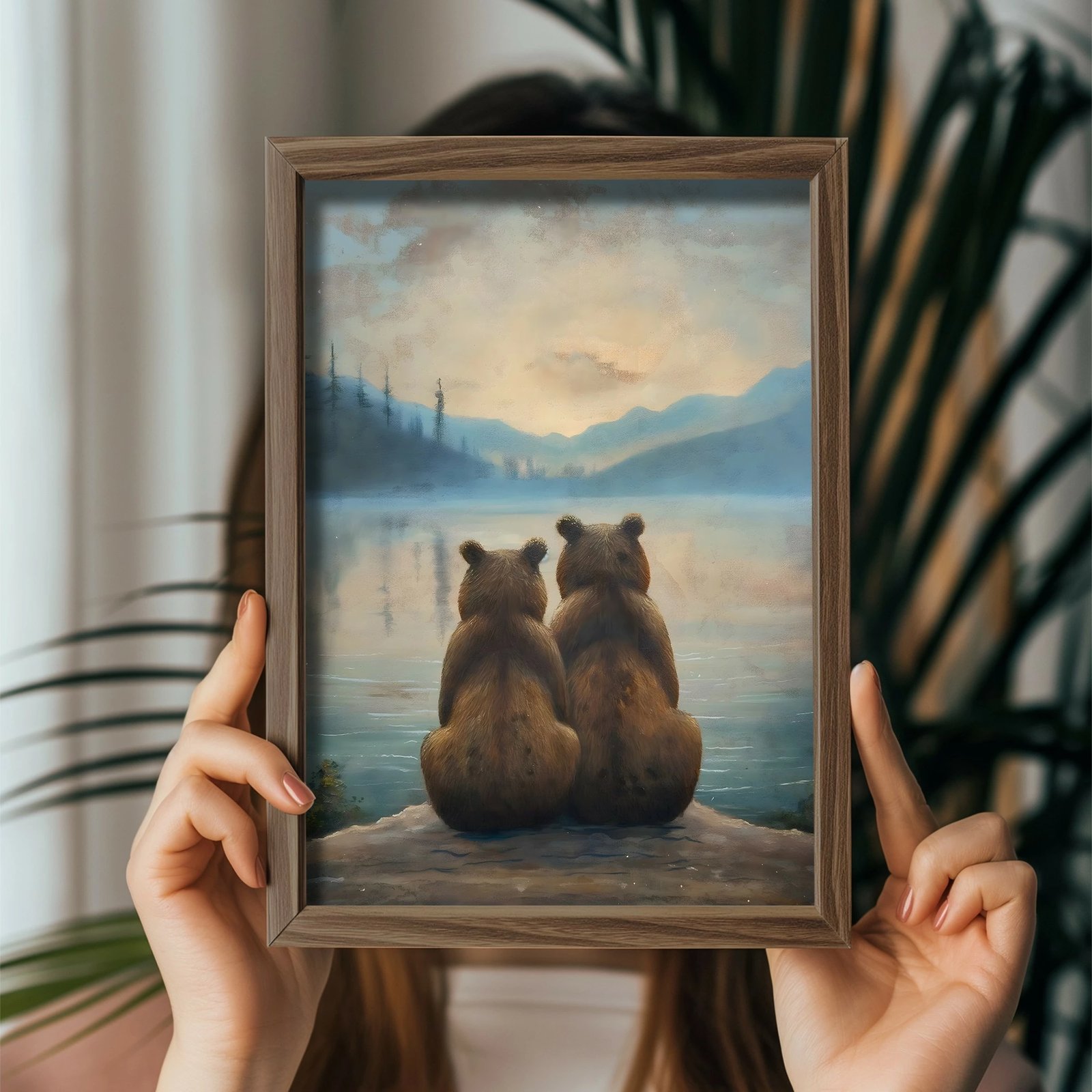 Pikturë dekorative me kornizë MDF, Wallity, GE231-L