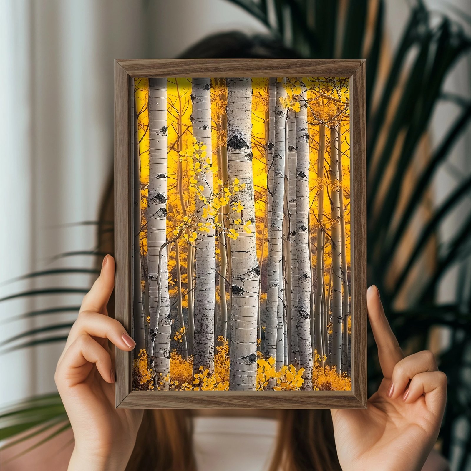 Pikturë dekorative me kornizë MDF, shumëngjyrëshe, Wallity, GE196-L