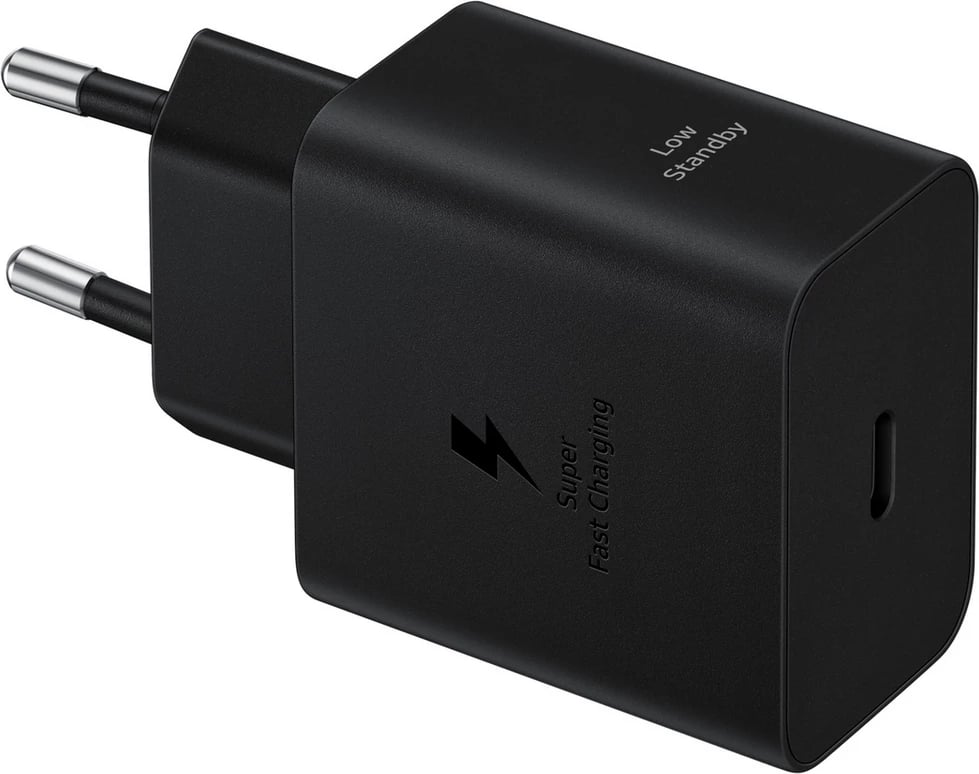 Karikues rrjeti, Samsung, EP-T4511XBEGEU, Super Fast Charging, USB-C, prizë EU, zi