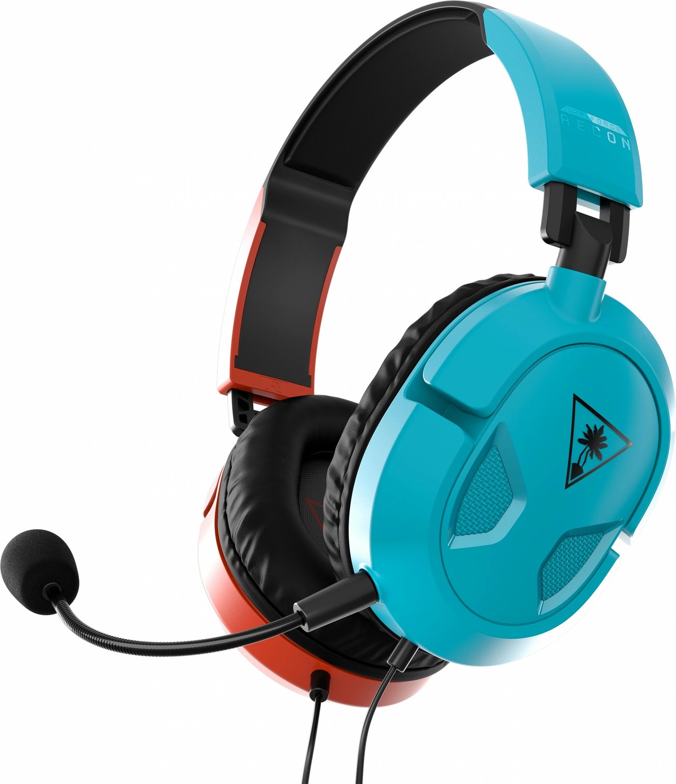 Kufje gaming Turtle Beach Recon 50, me tela, mikrofon, 3.5mm, kuqe/kaltër