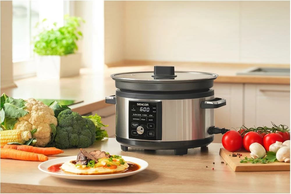 Tenxhere për gatim të ngadaltë Sencor SPR 5520SS, 5.5l