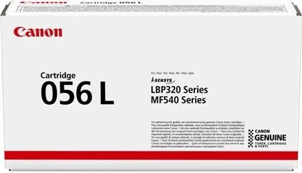Toner Canon 056 L, për printer, i zi