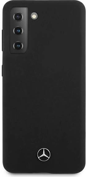 Mbështjellës Mercedes MEHCS21MSILBK për Samsung Galaxy S21+, Silicone Line, i zi