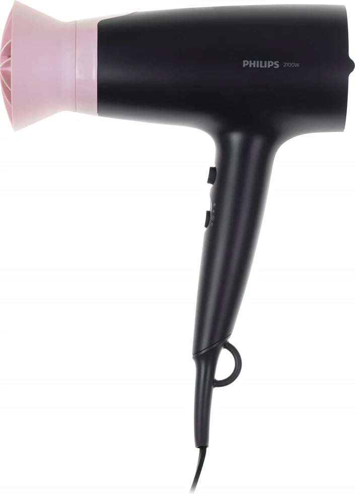 Tharëse për flokë Philips BHD350/10, 2100W, e zezë/rozë