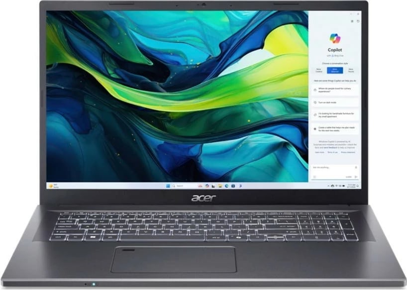 Kompjuter portativ Acer Aspire NX.J1UEG.002, Intel Core i7, 16GB RAM, 1TB SSD, NVIDIA GeForce RTX 2050, Steel Gray