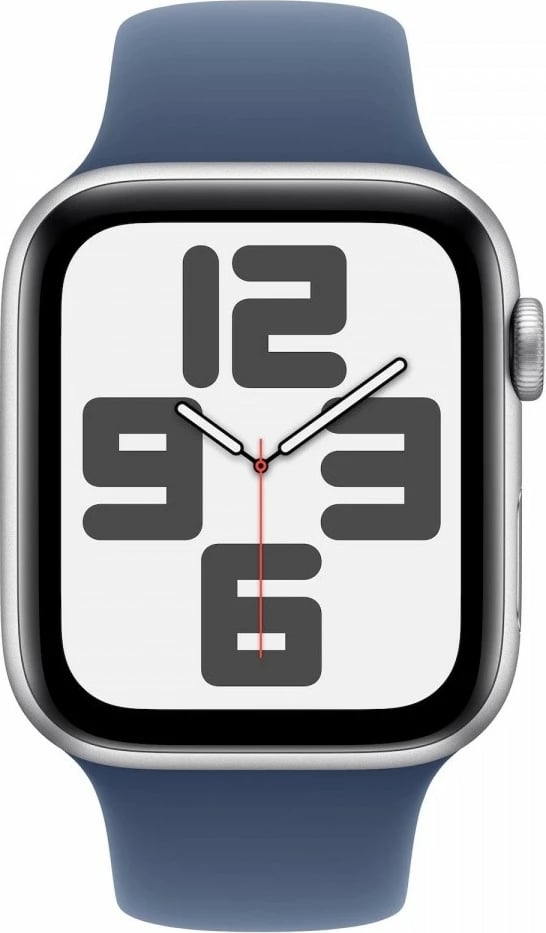 Smartwatch Apple Watch SE GPS, 40 mm, alumini, 32 GB, denim/argjendtë, M/L