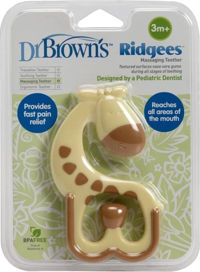 Lodra për dhëmbëzim për fëmijë Dr.Brown's Giraffe, 1 copë