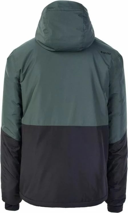 Xhaketë për meshkuj Hi-Tec, e zezë dhe e gjelbër Xhaketë për meshkuj Hi-Tec, e zezë dhe e gjelbër