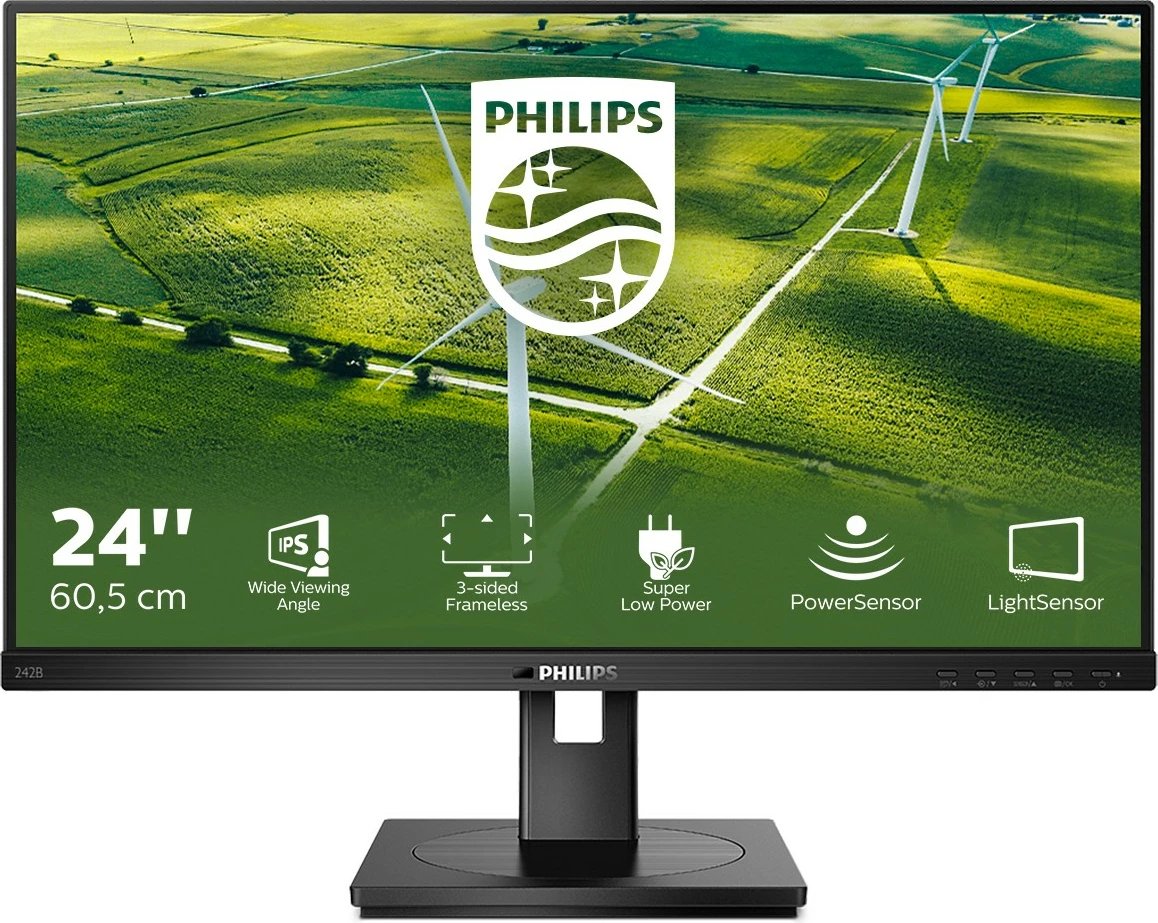 Monitor Philips 242B1G/00, 23.8", Full HD, LED, i zi