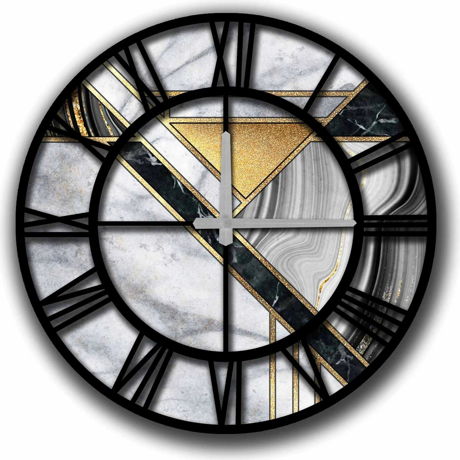 Orë dekorative MDF, shumëngjyrëshe, Wallity 5050MS-058, 50cm