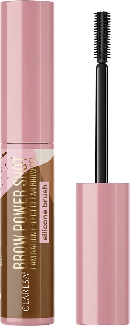 Xhel për vetulla Claresa Brow Power Shot për femra transparent 8g