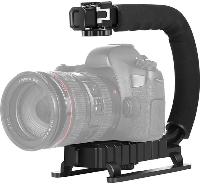 Mbajtës kamere Puluz PU3005, C-formë, për DSLR, i zi