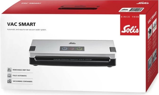 Makine vakumi Solis Vac Smart, SOL92223, 370 x 73 x 145 mm, 8L/min, Zezë/Çelik