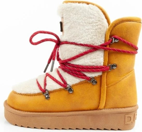 Çizme dimri për femra D.Franklin, mustard