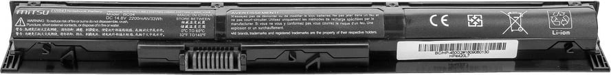 Bateri laptop Mitsu BC/HP-450G2, për HP ProBook 440 G2, 2200 mAh, 14.4-14.8V, e zezë