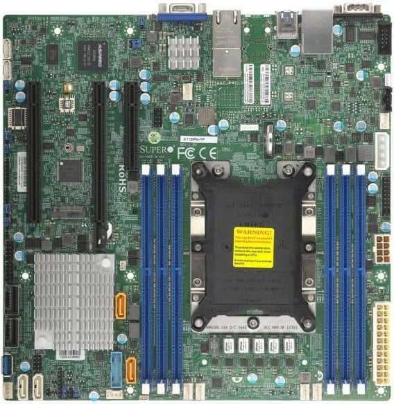 Pllakë amë Supermicro X11SPM-TF, Intel, 165 W, DDR4-SDRAM, 768 GB, ECC
