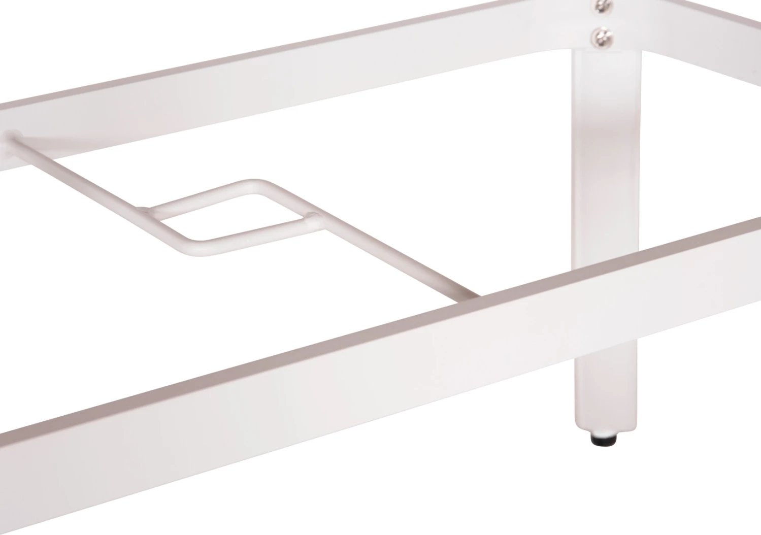 Tavolinë për terasë TELAMO FH6288.02 alumin në të bardhë & sipërfaqe tavoline polywood 160x90Χ73.5cm