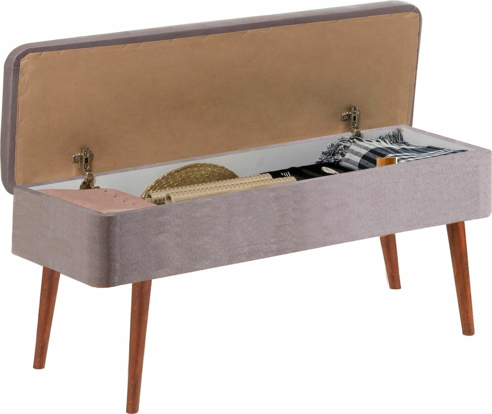 Bankë Hanah Home, Vina 0701-2, ngjyrë arre, gri