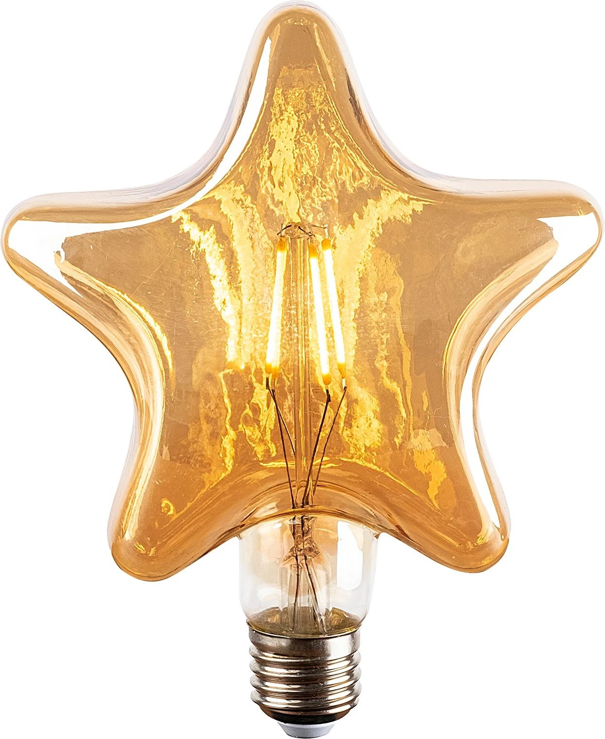 Llambë LED dekorative, formë ylli, ngjyrë kafe, OP-031