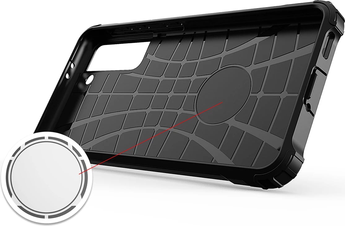 Mbështjellës Hurtel Hybrid Armor për Samsung Galaxy S23+, kaltër