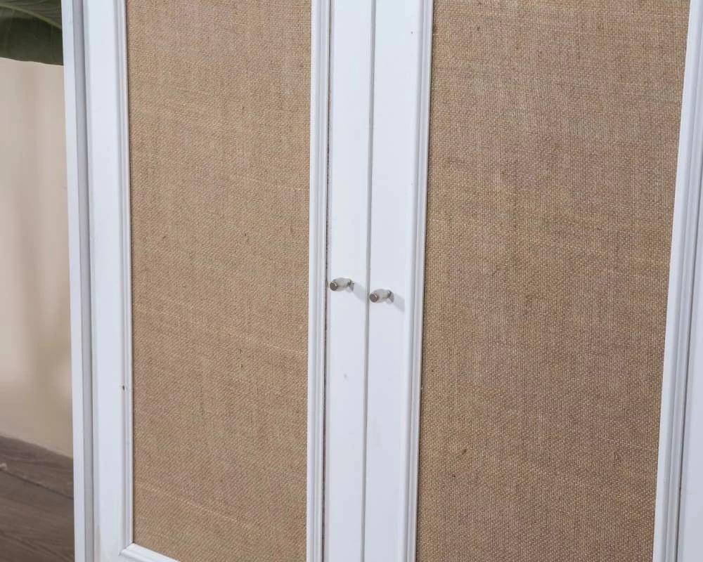 Bufe Skye Decor, ngjyrë e bardhë, lis