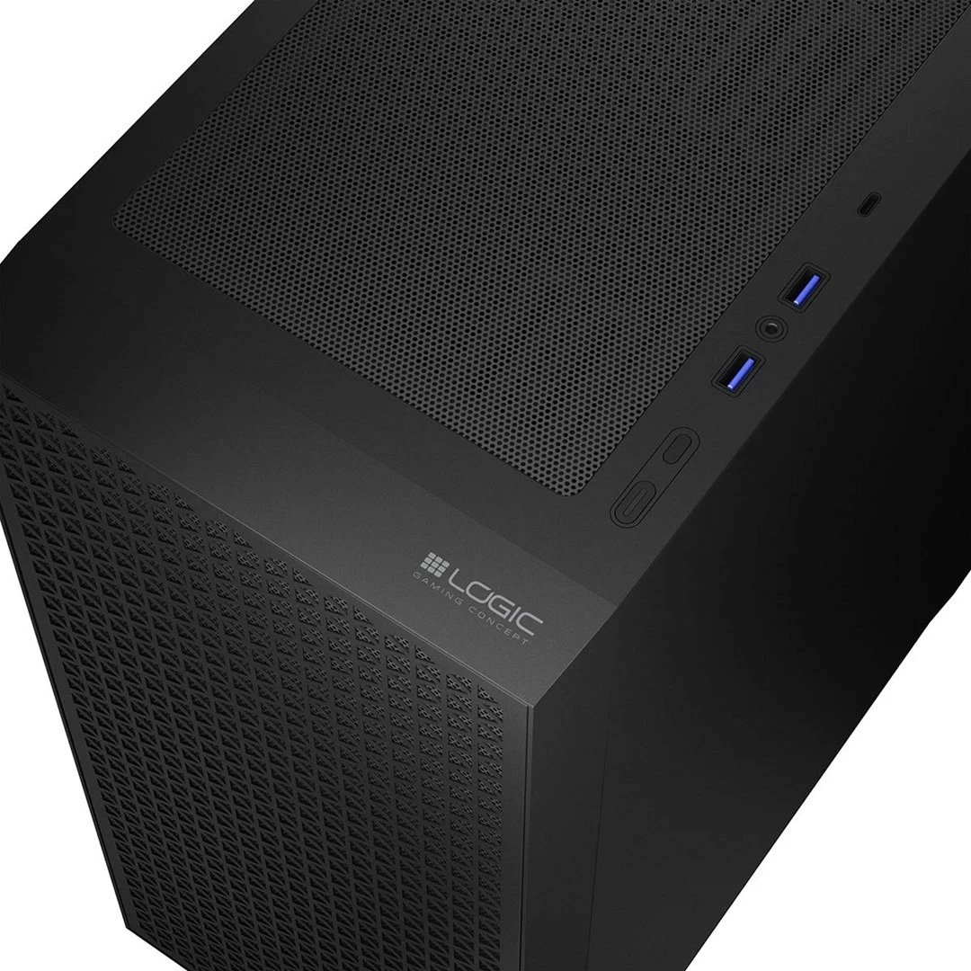 Kasë LOGIC DART PRO SOLID MIDI USB-C, PC, E zezë