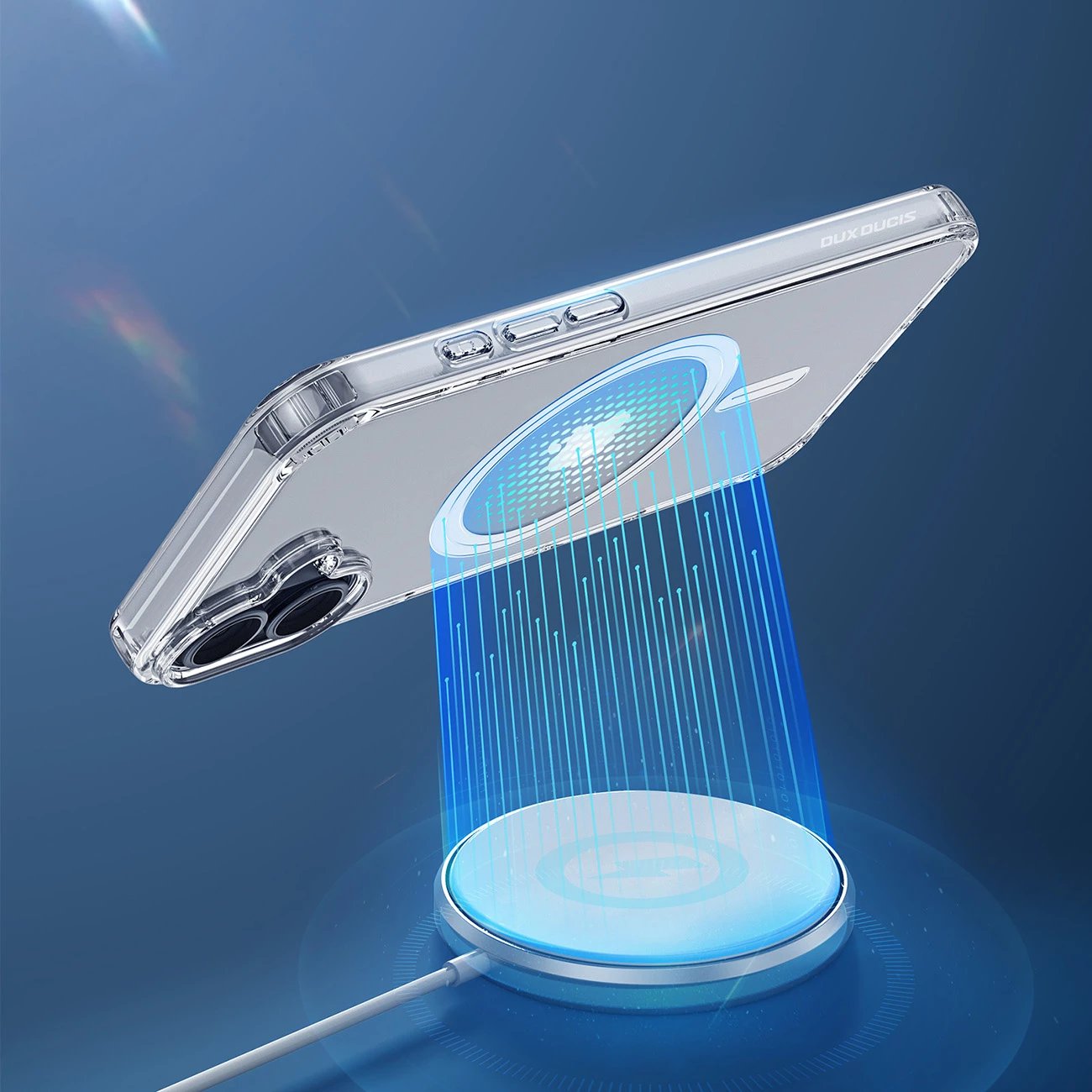 Mbështjellës Dux Ducis Clin Mag për iPhone 16, MagSafe, Transparent