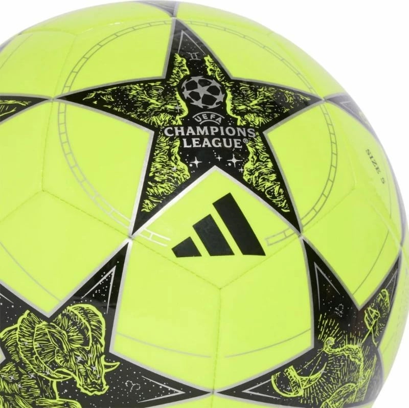 Top futbolli adidas, zi e verdhë