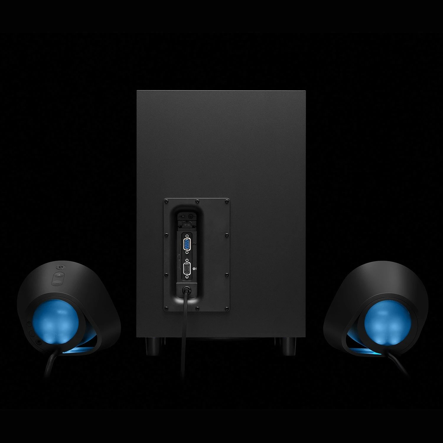 Altoparlantë Logitech G560 2.1, Bluetooth/USB, me drita RGB, zi