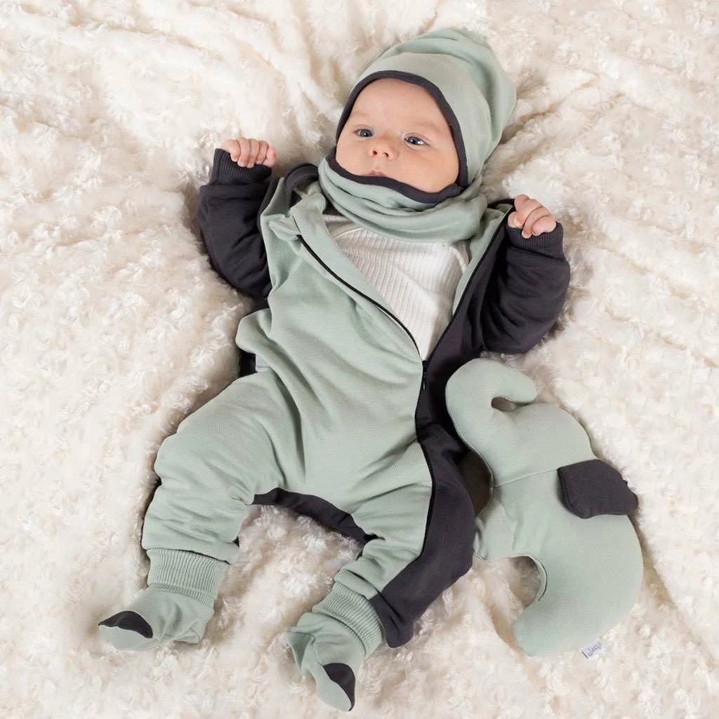 Kapelë bebe, Nicol, Olaf, 80/86, pambuk 95% + elastan 5%, e gjelbërt