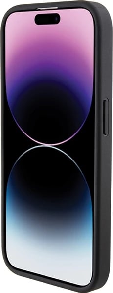 Mbështjellës Karl Lagerfeld Quilted K Pattern për iPhone 15 Pro, i zi