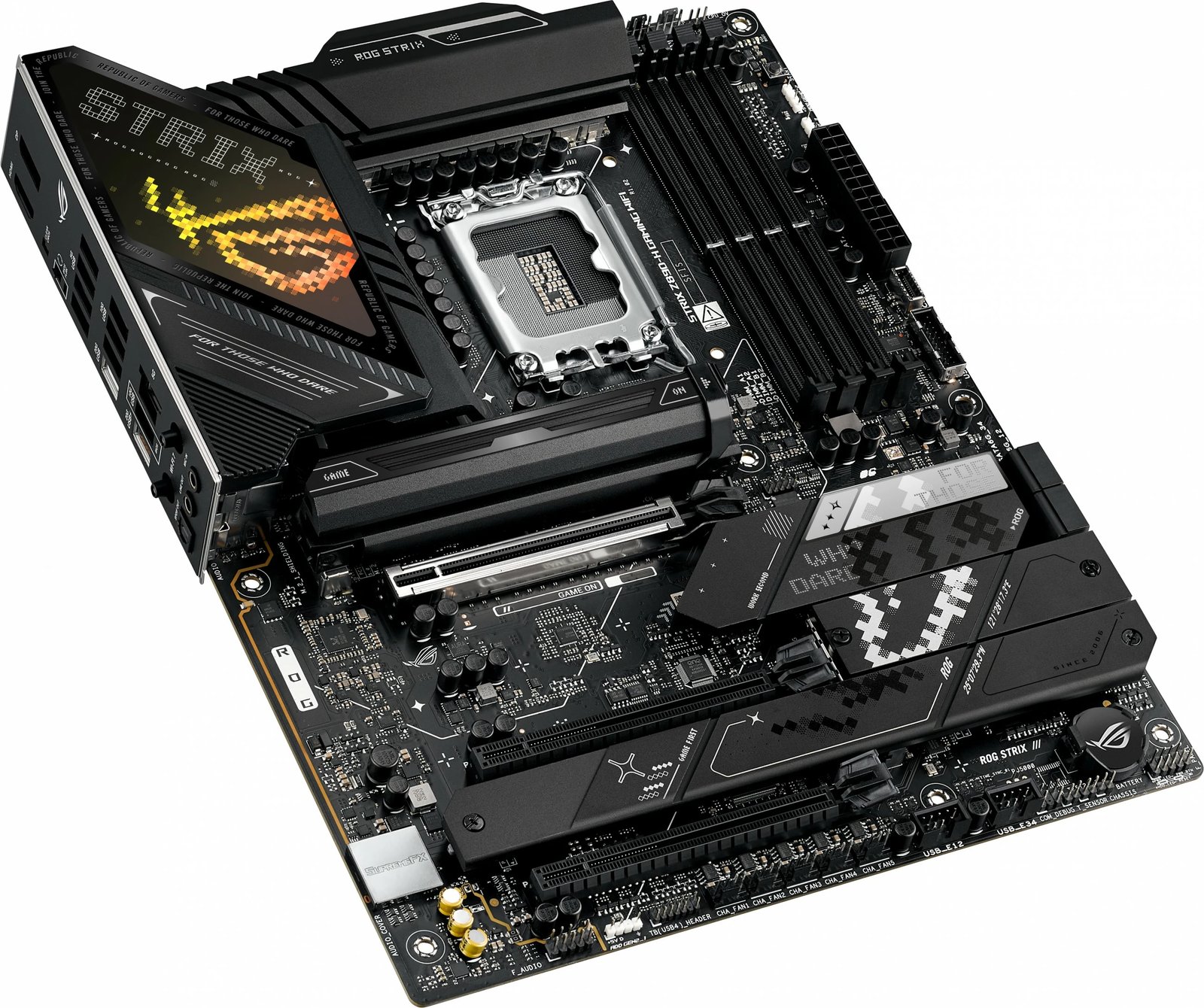 Pllakë amë ASUS ROG STRIX Z890-H, Intel, LGA 1851, DDR5-SDRAM, 256 GB Pllakë amë ASUS ROG STRIX Z890-H, Intel, LGA 1851, DDR5-SDRAM, 256 GB