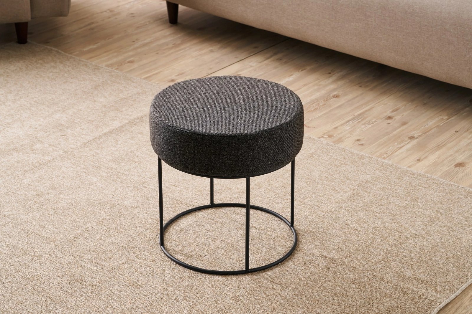 Pouf Atelier del Sofa, ngjyrë fume, Didim