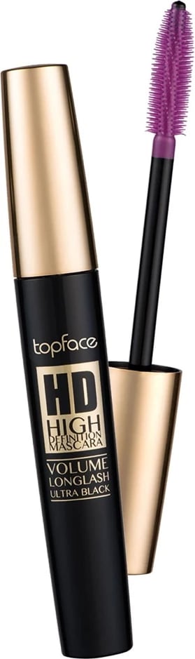Maskarë volumizuese Topface HD High Definition për femra e zezë 11ml