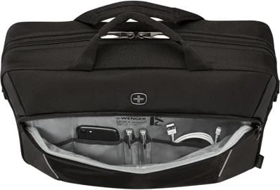 Çantë laptopi Wenger XE Compact Brief 16, xhep tablet, 16 inç, e zezë