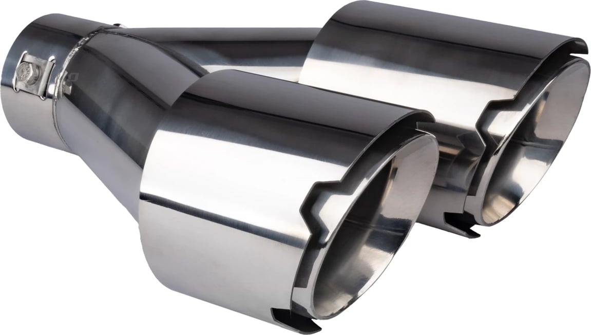 Auspuh dekoreus, çelik inox krom