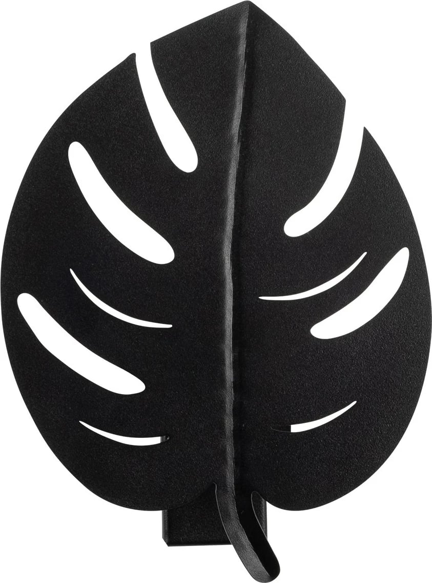 Llambë muri, dizajn gjethe, e zezë, Opviq Sivani MR-843 Llambë muri, dizajn gjethe, e zezë, Opviq Sivani MR-843