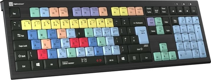 Tastierë LogicKeyboard Astra 2 UK për Cubase/Nuendo, PC, shumëngjyrëshe