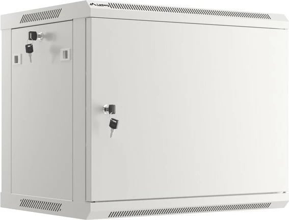 Kasë rrjeti për mur Lanberg WF01-6409-00S, 9U, 600x450 mm, Gri