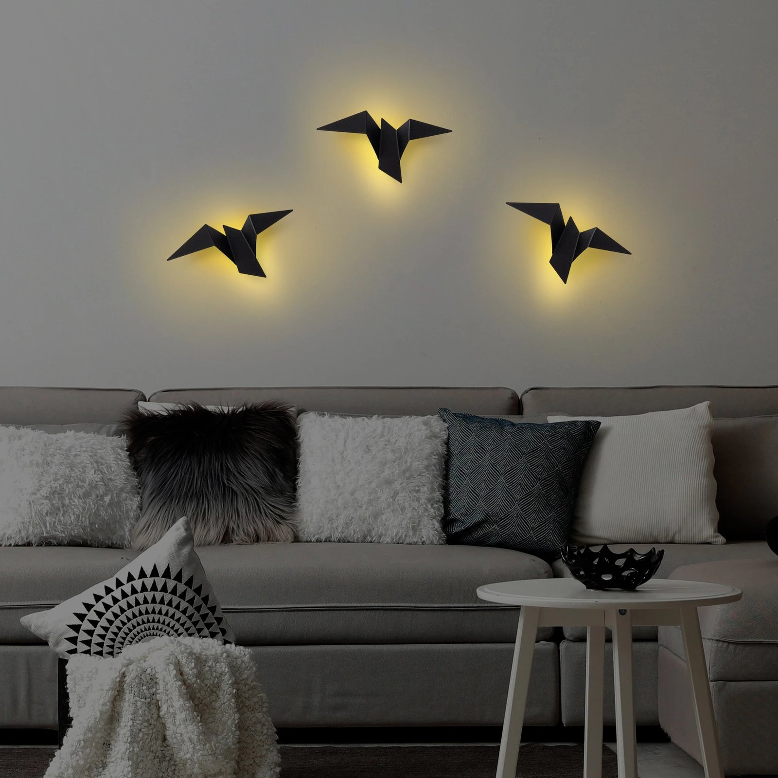 Llambë muri Opviq, Pacalı - 13500 - M, ngjyrë e zezë, trup metalik, LED 1W Llambë muri Opviq, Pacalı - 13500 - M, ngjyrë e zezë, trup metalik, LED 1W