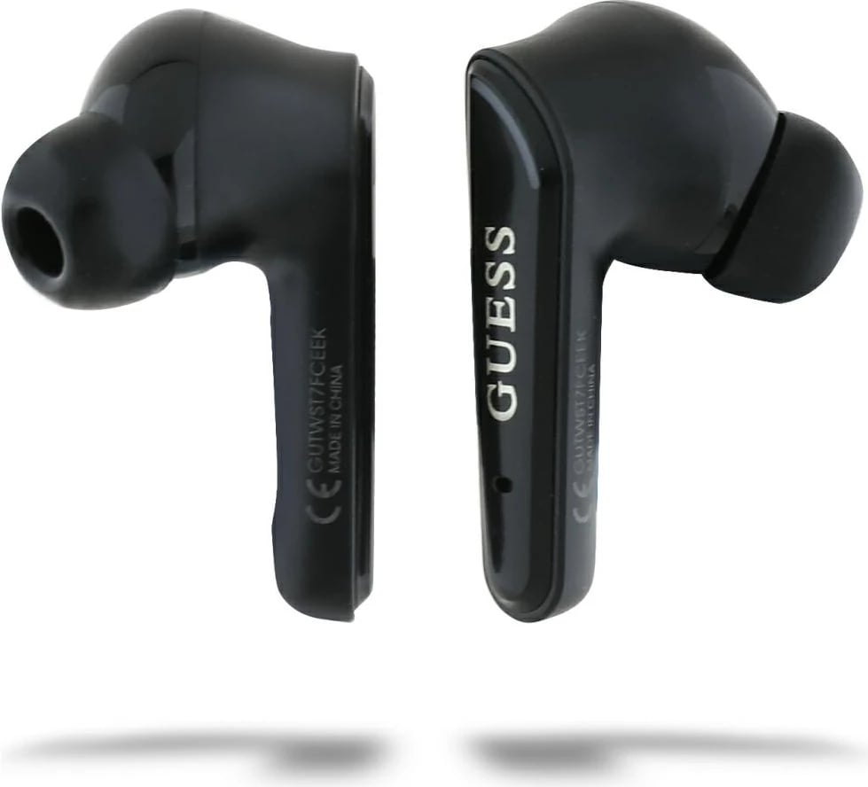 Kufje TWS Guess Flat Classic Logo, Bluetooth 5.4, me dok karikimi, të zeza Kufje TWS Guess Flat Classic Logo, Bluetooth 5.4, me dok karikimi, të zeza